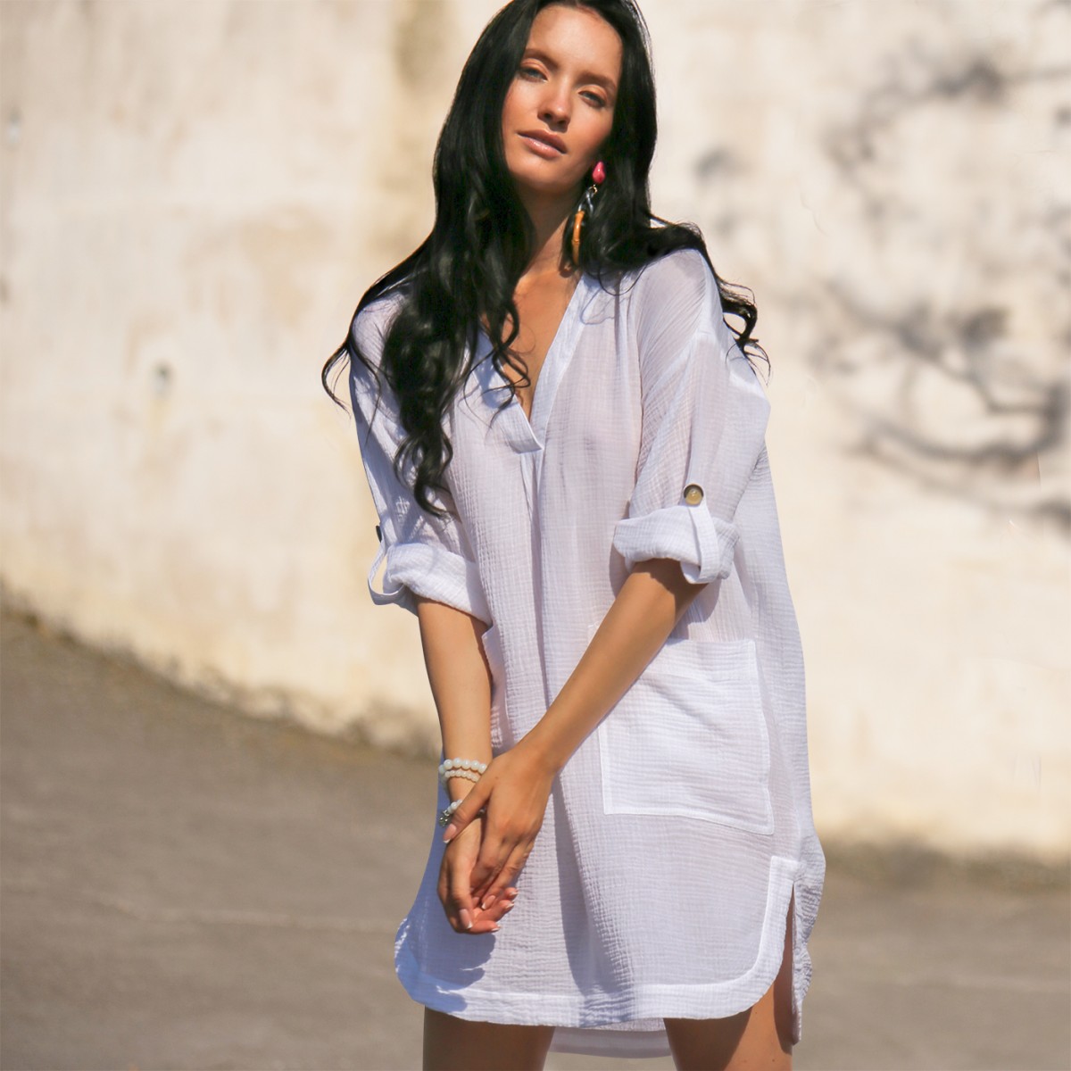 Белая туника Essential