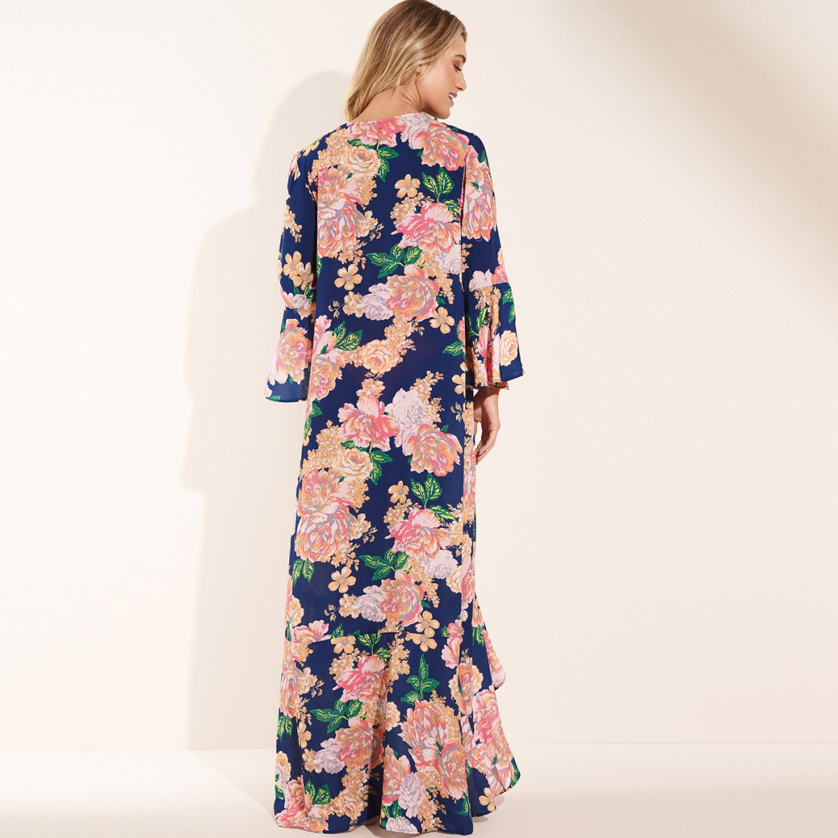 Длинная туника Peony Lotus