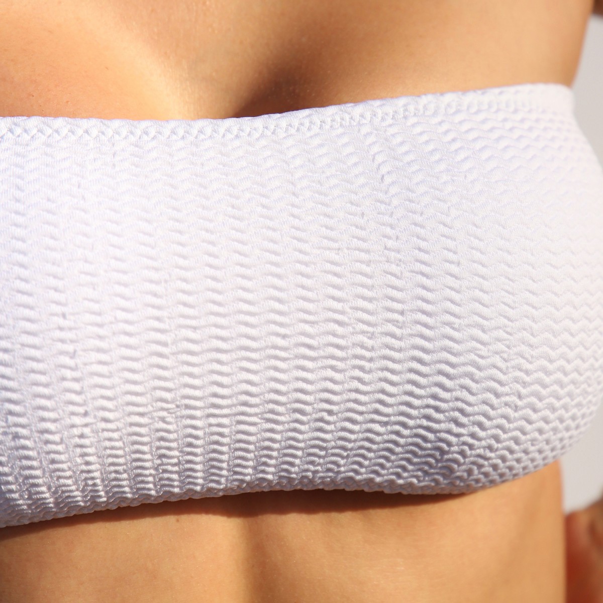 Раздельный купальник с высокими плавками